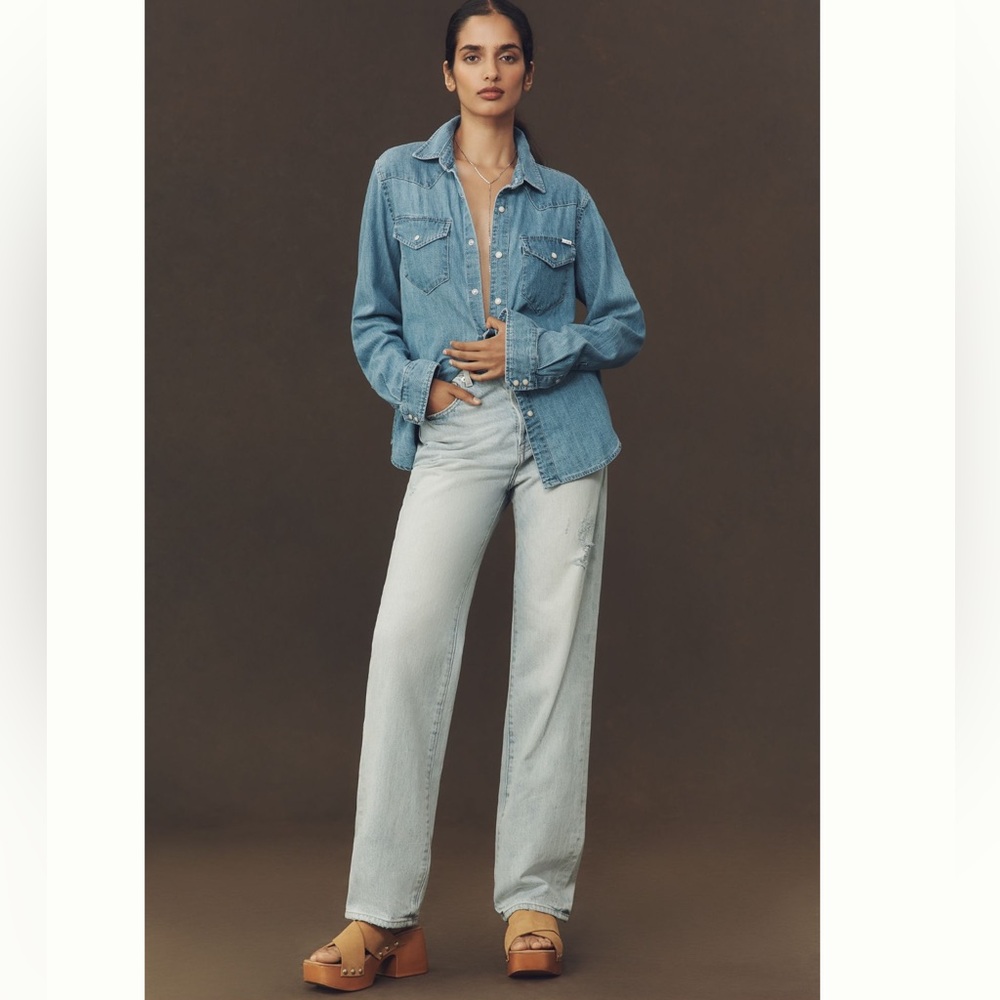 NWT • Pistola • Cassie High-Rise Straight-Leg Jeans